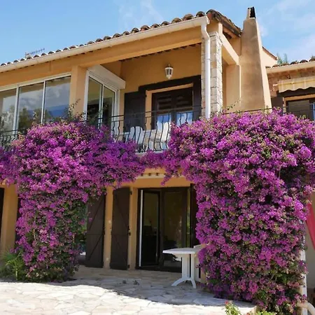 Villa Lou Pei 2 Superbe Vue Piscine Chauffée 10x5m 4ch 4sdb Saint-Peïre-sur-Mer