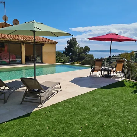 Βίλα Lou Pei 2 Superbe Vue Piscine Chauffee 10x5m Version 3ch 3sdb *